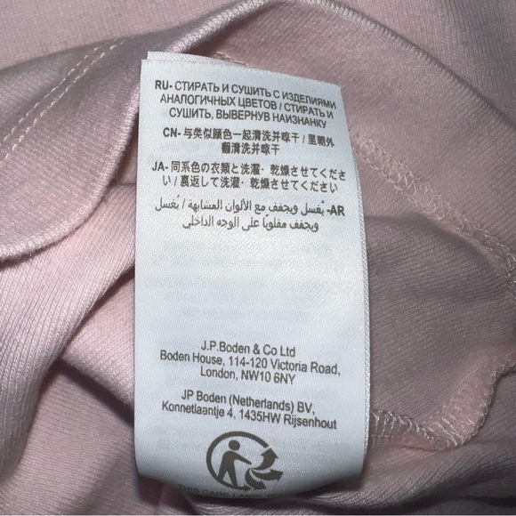 Mini Boden Long Sleeved Light Pink Girl’s Shirt Size 11-12 Years - Picture 4 of 8